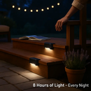 Solar Powered LED Step Lights for Outdoor Stairs by LJGDeals