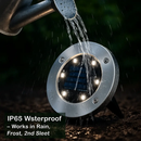 Solar Powered Ground Light for Outdoor Path and Lawn by LJGDeals