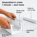 Plastic Storage Box Closet Organizer with Foldable Drawer by LJGDeals
