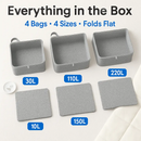 Foldable Non-Woven Storage Bags for Wardrobe Organization by LJGDeals