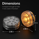 Submersible RGB LED Lights 4-Pack for Vases & Aquariums by LJGDeals