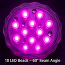Submersible RGB LED Lights 4-Pack for Vases & Aquariums by LJGDeals
