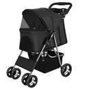 Pet Stroller Foldable Carrier with Storage Basket by LJGDeals
