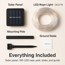Solar Powered String Lights for Outdoors by LJGDeals