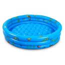 51x13” Inflatable Swimming Pool Blow Up Family Pool For 3 Kids Foldable Swim Ball Pool Center w/ 4 Valves Bottom Water Drain Plug For Indoor Backyard by LJGDeals