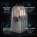 5 Pack 60In Garment Bag for Hanging Clothes Dustproof Waterproof Hanging Clothes Storage Bag Clear Transparent Suits Cover for Sweater Jacket Coat Dre by LJGDeals