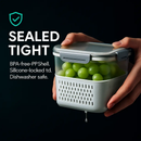 Fruit & Vegetable Storage Containers with Drain Basket by LJGDeals