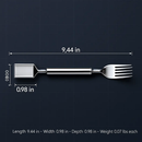 Watermelon Cutter Slicer Fork 2-in-1 Stainless Steel by LJGDeals