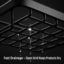 5 Pack Shower Caddy Shelves with 18 Inbuilt Hooks Rustproof Wall-Mounted Storage Shelves for Bathroom Dorm Kitchen Adhesive Bathroom Organizer for Sha by LJGDeals