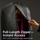 Garment Bags with Front Zipper and Clear Window by LJGDeals
