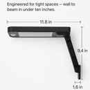 Solar Wall Light Outdoor PIR Motion Sensor by LJGDeals