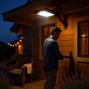 Solar Wall Light Outdoor PIR Motion Sensor by LJGDeals