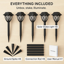 Solar Powered Stake Light for Garden, Pathway & Patio by LJGDeals