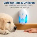6 Packs Ultrasonic Pest Repellers Electric Plug-In Indoor Pest Control Mouse Repellent Chaser Deterrent Rodent Chaser with 2 Modes for Home Kitchen Of by LJGDeals