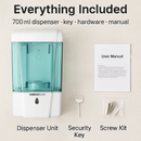 Automatic Soap Dispenser Wall Mounted Sensor by LJGDeals