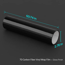 Carbon Fiber Vinyl Wrap for Vehicles and Electronics by LJGDeals