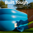 Inflatable Swimming Pool for Family: Large Kids & Adults by LJGDeals