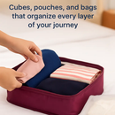 Storage Bags with Packing Cubes for Travel by LJGDeals