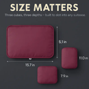 Storage Bags with Packing Cubes for Travel by LJGDeals