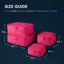 Storage Bags with Packing Cubes for Travel by LJGDeals