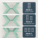 9Tier Narrow Entryway Shoe Rack Plastic Vertical Shoe Organizer Space Saving Free Standing Shoes Storage Shelf Closet Hallway by LJGDeals