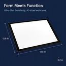 A3 Copy Board for Sketch with Adjustable Backlight by LJGDeals