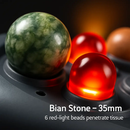 Abdominal Massager Anti Cellulite Remover Machine Electric Stomach Tummy Massager Automatic Bian Stone Kneading Massager with 5 Modes 3 Heat 3 Speeds by LJGDeals