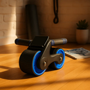 Abdominal Wheel with Kneel Pad and Phone Holder for Home Gym by LJGDeals