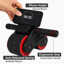Abdominal Wheel with Kneel Pad and Phone Holder for Home Gym by LJGDeals
