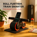 Abdominal Wheel with Kneel Pad and Phone Holder for Home Gym by LJGDeals