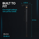 Folding Walking Cane for Travel and Comfort by LJGDeals