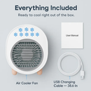 4-in-1 Portable Mini Desktop Air Conditioner Fan by LJGDeals