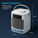 Portable Misting Air Cooler with Humidifier and Night Light by LJGDeals