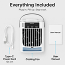 Portable Misting Air Cooler with Humidifier and Night Light by LJGDeals