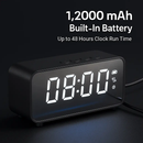 Mirror Digital Alarm Clock with Wireless Speaker FM Radio by LJGDeals