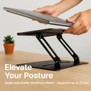 Laptop Stand Aluminum Angle Adjustable Ergonomic Holder by LJGDeals