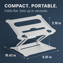 Laptop Stand Aluminum Angle Adjustable Ergonomic Holder by LJGDeals