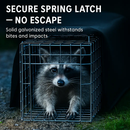 31x12x11” Folding Live Animal Trap Cage With Waterproof Cover And Gloves Humane Easy To Catch And Release Trap For Stray Cats Raccoons Squirrel Skunk by LJGDeals