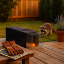 31x12x11” Folding Live Animal Trap Cage With Waterproof Cover And Gloves Humane Easy To Catch And Release Trap For Stray Cats Raccoons Squirrel Skunk by LJGDeals