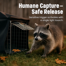 31x12x11” Folding Live Animal Trap Cage With Waterproof Cover And Gloves Humane Easy To Catch And Release Trap For Stray Cats Raccoons Squirrel Skunk by LJGDeals