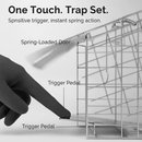 31x12x11” Folding Live Animal Trap Cage With Waterproof Cover And Gloves Humane Easy To Catch And Release Trap For Stray Cats Raccoons Squirrel Skunk by LJGDeals