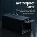 31x12x11” Folding Live Animal Trap Cage With Waterproof Cover And Gloves Humane Easy To Catch And Release Trap For Stray Cats Raccoons Squirrel Skunk by LJGDeals