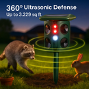 Solar Ultrasonic Animal Repeller with PIR Motion Sensor by LJGDeals