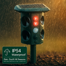 Solar Ultrasonic Animal Repeller with PIR Motion Sensor by LJGDeals