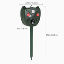 Ultrasonic Solar Animal Repeller for Garden and Yard by LJGDeals