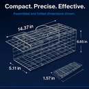 Foldable Rat Trap Cage for Humane Live Rodent Catch by LJGDeals