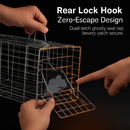 Foldable Rat Trap Cage for Humane Live Rodent Catch by LJGDeals