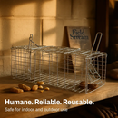 Foldable Rat Trap Cage for Humane Live Rodent Catch by LJGDeals