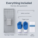Live Animal Trap Cage, Folding Catch & Release by LJGDeals
