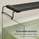Aquarium LED Light with Extendable Brackets by LJGDeals